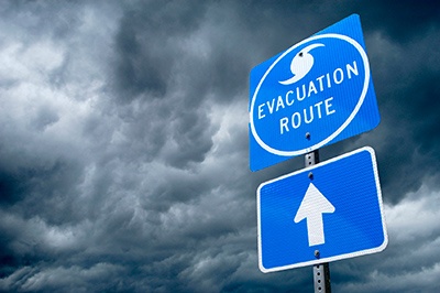 Evacuation route Evacuation route